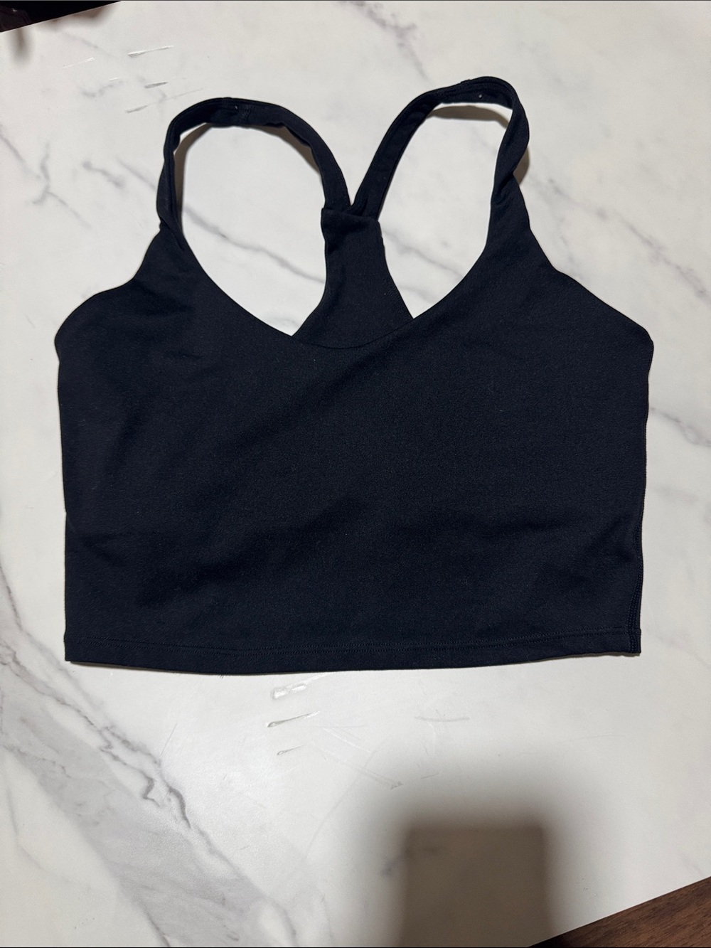 Carbon38 Black Racerback Sports Bralette